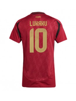 Billige Belgia Romelu Lukaku #10 Hjemmedrakt Dame EM 2024 Kortermet